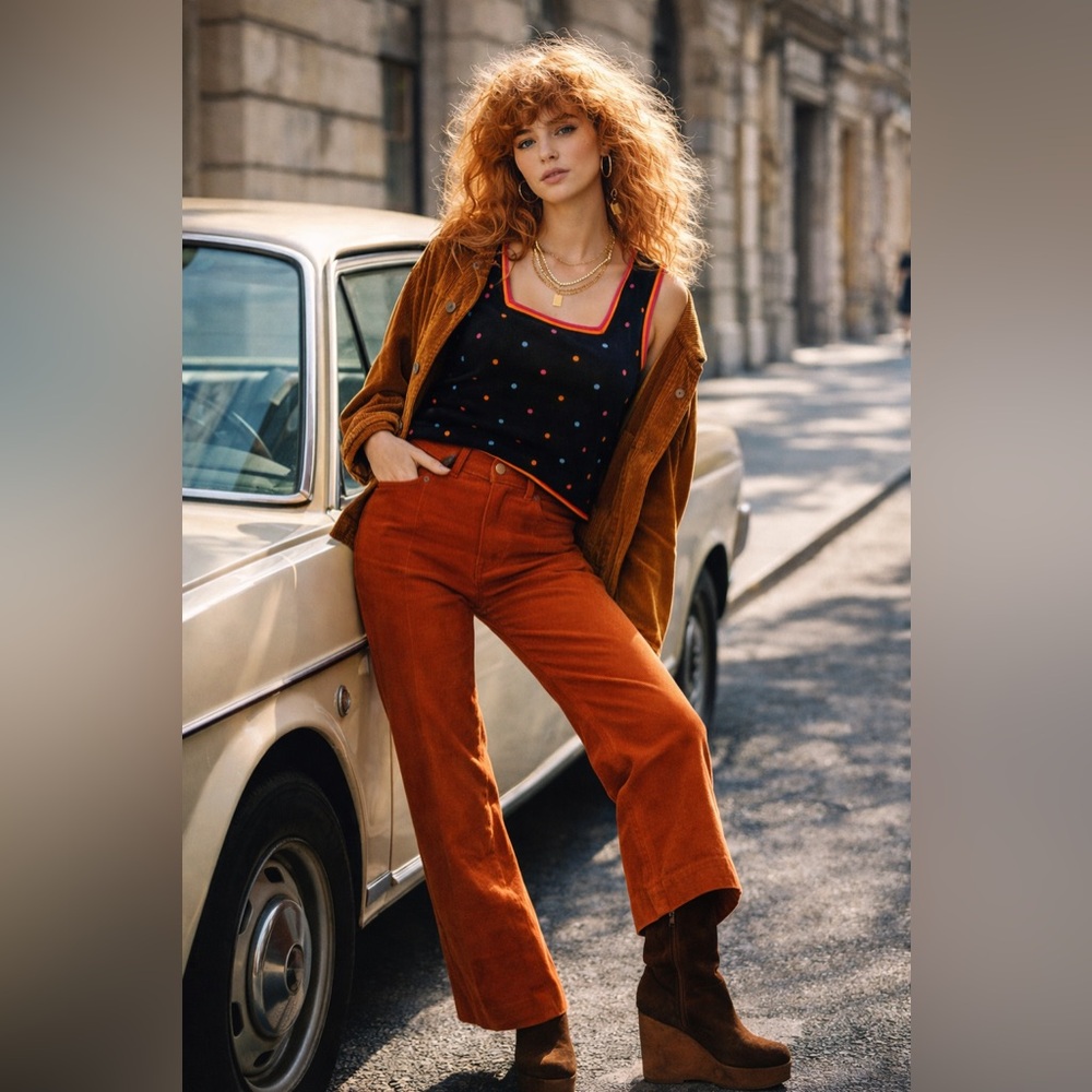 Vintage Etoile Sweater Polka Dots